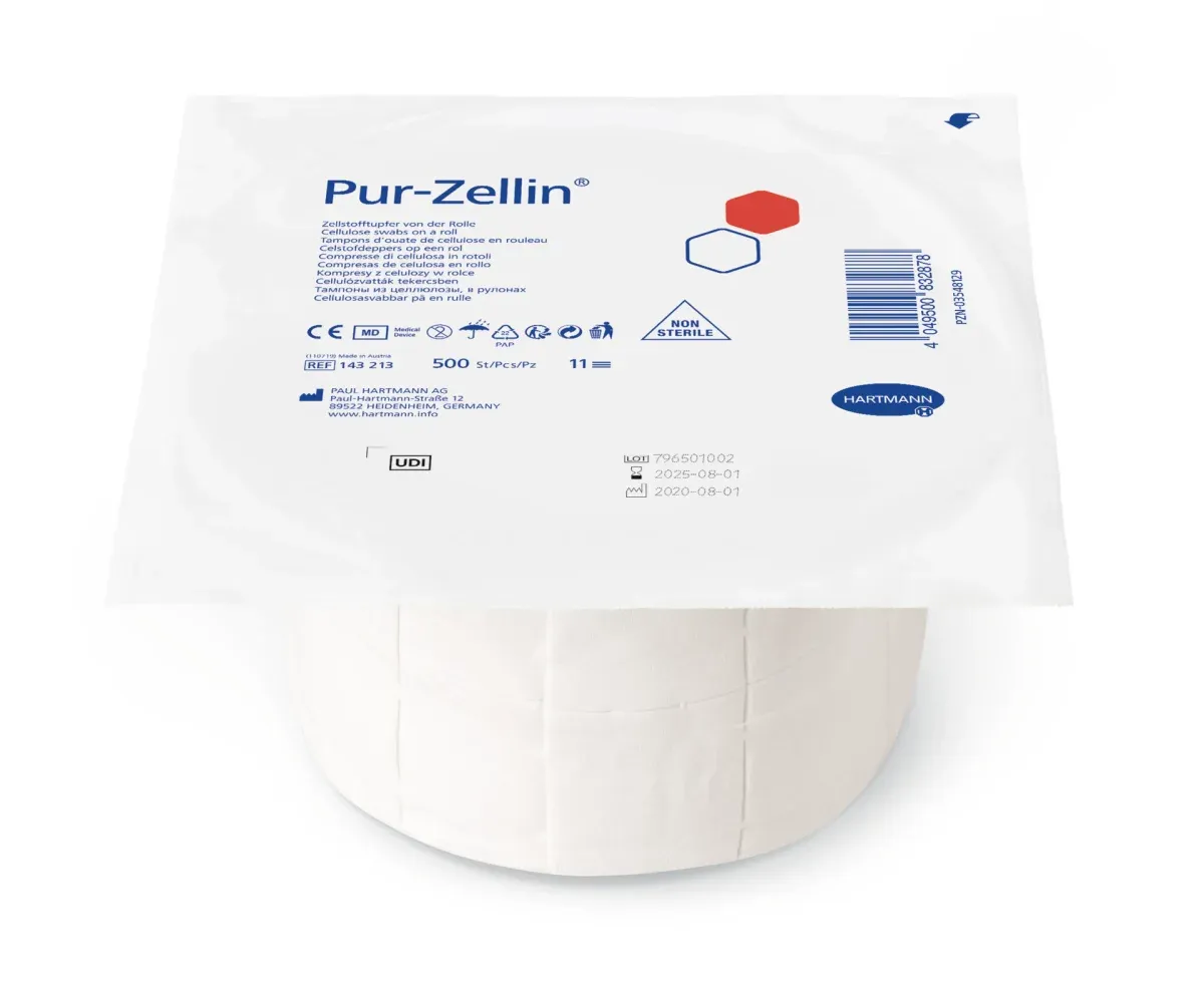 Hartmann Pur-Zellin® Zellstofftupfer 4x5cm - 2x500 Stück