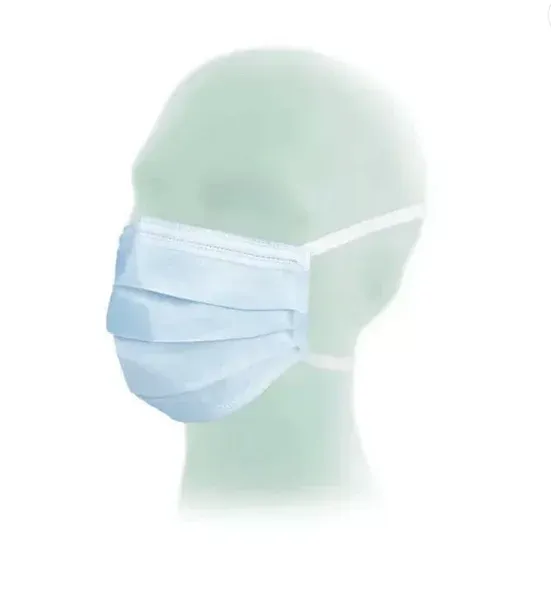 Mundschutz Masken 50 Stück, blau 3-lagig