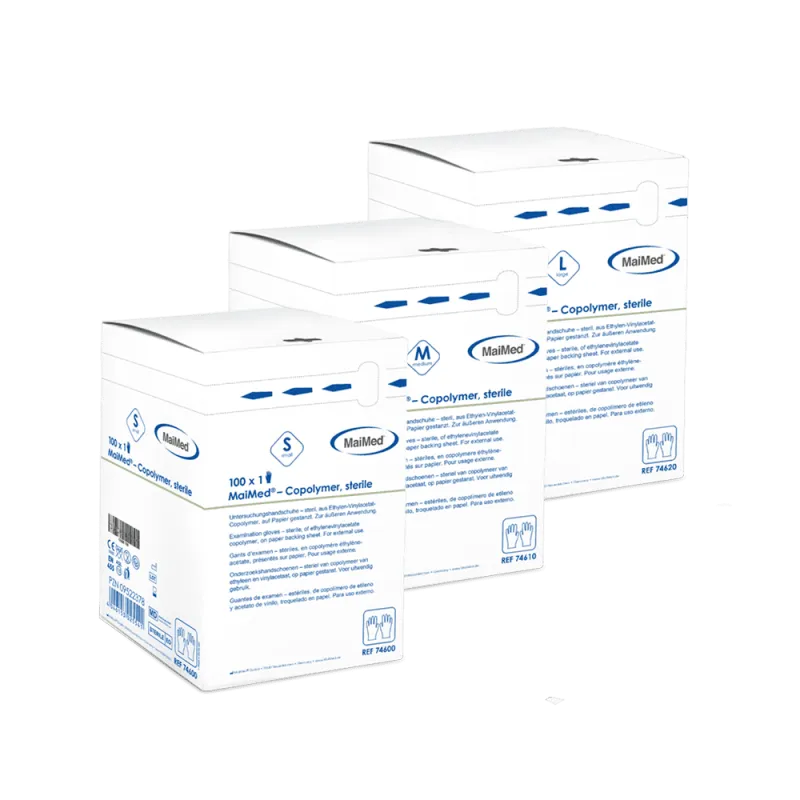 MaiMed Copolymer Untersuchungshandschuhe - Größe L