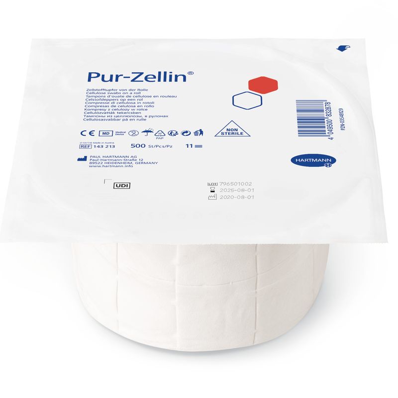Hartmann Pur-Zellin® Zellstofftupfer 4x5cm - 2x500 Stück