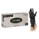 Meditrade Nitril black, Nitril Handschuhe schwarz 100 Stk. - Größe M