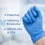 Nitril Handschuhe blau 100 Stück - Größe S