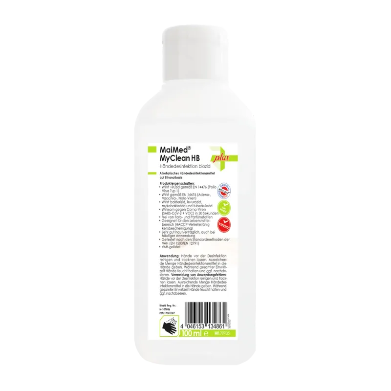 MaiMed MyClean® HB Händedesinfektion biozid – 100 ml