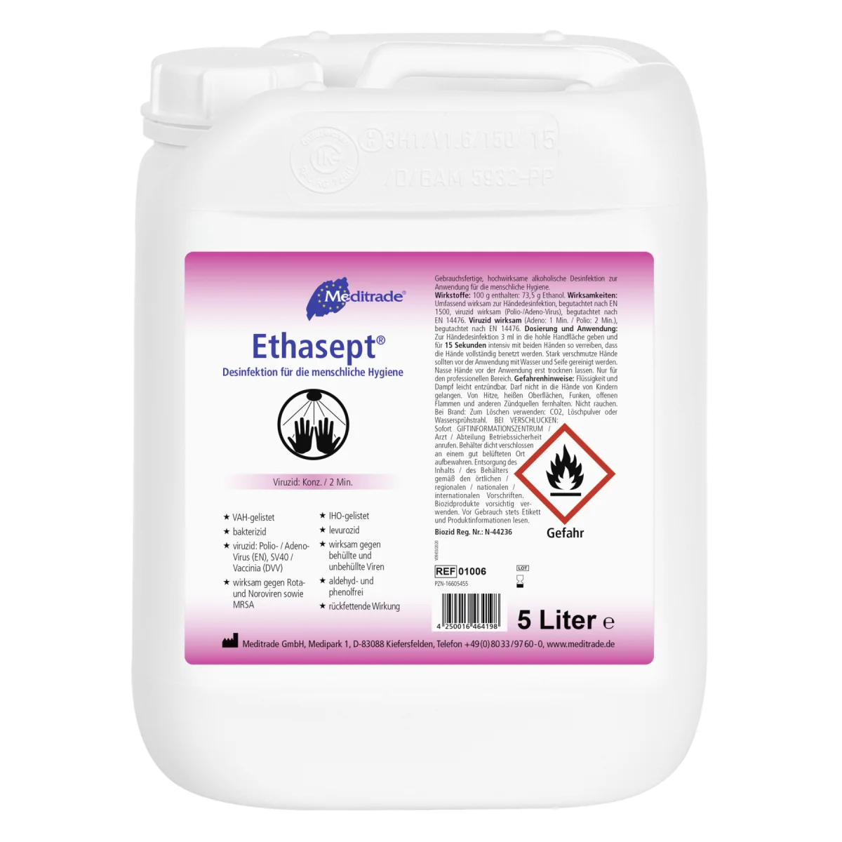Meditrade Ethasept® Händedesinfektionsmittel - 5000 ml